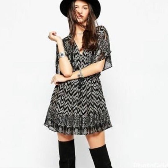 🌟HP🌟Free People Love My Chaos Dress Tunic XS - Picture 2 of 5